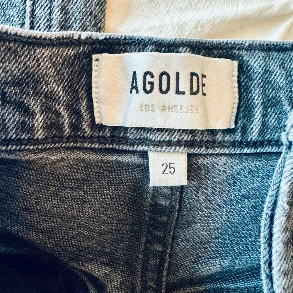 Agolde Riley High Rise Straight Jeans - Picture 9 of 11